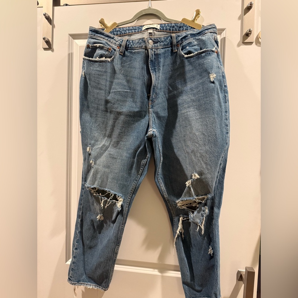 Abercrombie & Fitch Blue High Rise Jeans